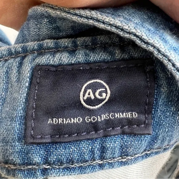Adriano Goldschmidt AG The James Suspender wide leg crop size 28 jeans pants