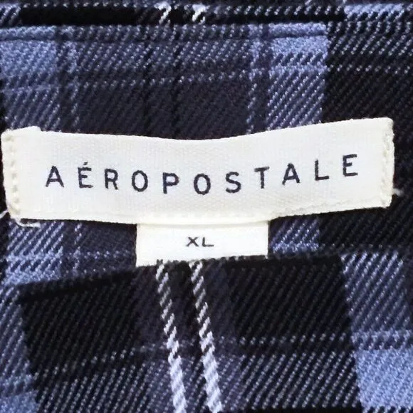 AEROPOSTALE Y2K Plaid Pleated Miniskirt Dark Academia Skater School Girl Mini XL