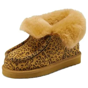 Aerosoles Girl's Mini Alaksa Toasty Boot Size 1 LEOPARD