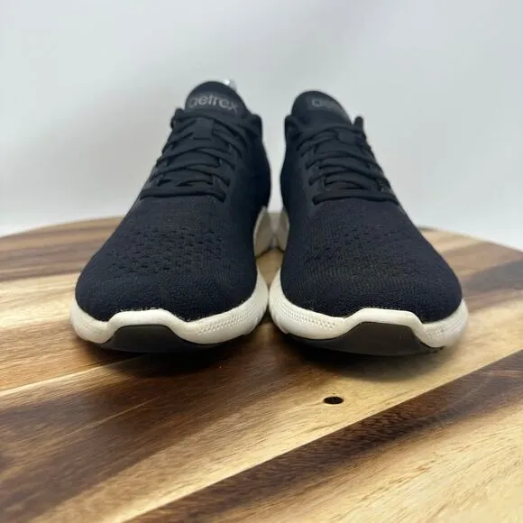 Aetrex Emery Sneaker Women’s 10 (EU 41) Black White Walking Running Active Shoes