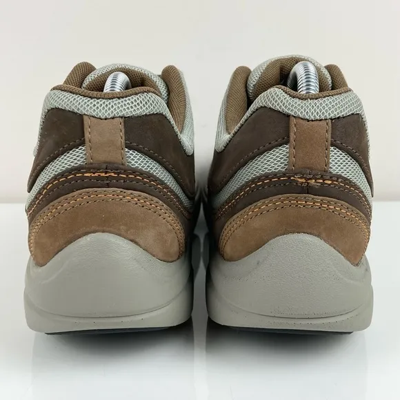 Aetrex Men’s Java Sport Lace Brown Leather Athletic Walking Shoes Size 8.5 M