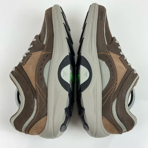 Aetrex Men’s Java Sport Lace Brown Leather Athletic Walking Shoes Size 8.5 M
