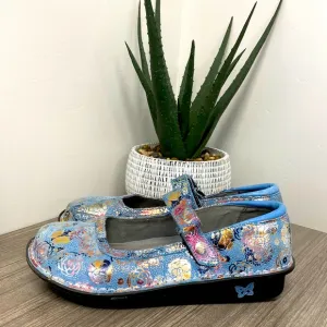 Alegria Belle Leather Mary Jane Shoes size 38