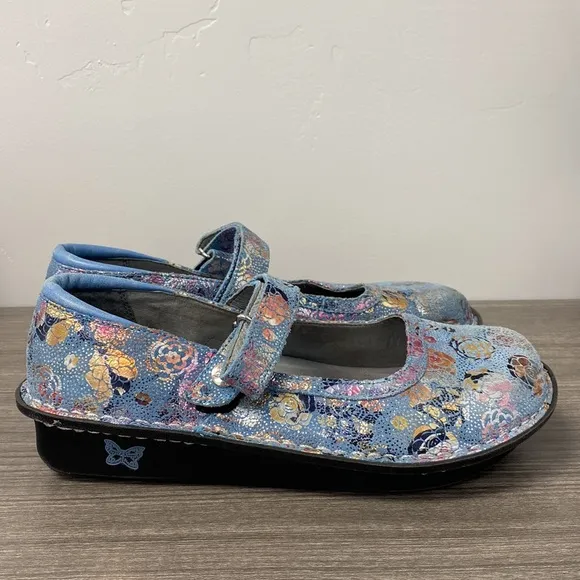 Alegria Belle Leather Mary Jane Shoes size 38