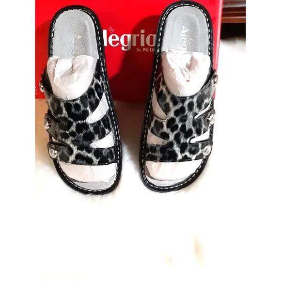 Alegria NEW Women's Size 8 Style #DIN-406X Dinah Color-Snow Leopard