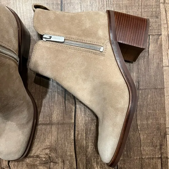 Alexa Suede Leather Comfortable Lightweight Flexible Booties