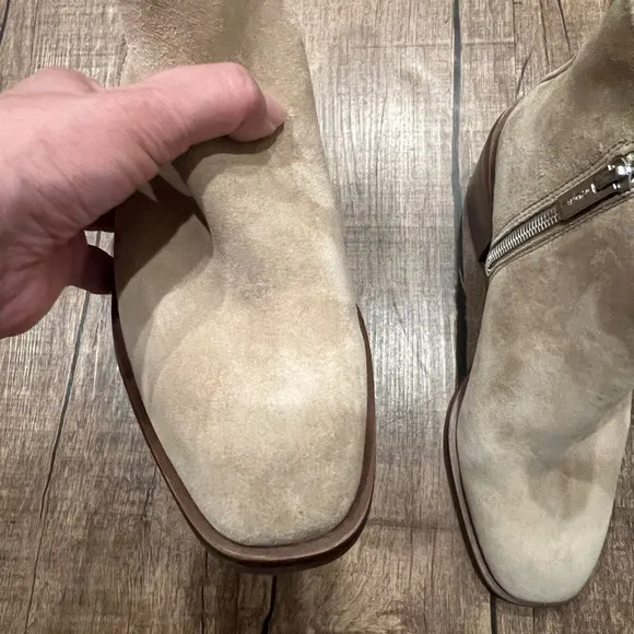Alexa Suede Leather Comfortable Lightweight Flexible Booties
