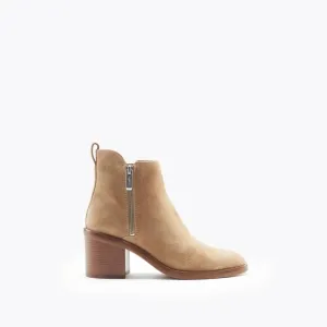 Alexa Suede Leather Comfortable Lightweight Flexible Booties