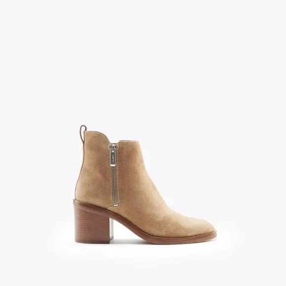 Alexa Suede Leather Comfortable Lightweight Flexible Booties