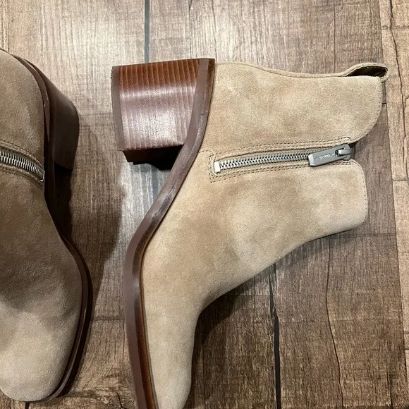 Alexa Suede Leather Comfortable Lightweight Flexible Booties
