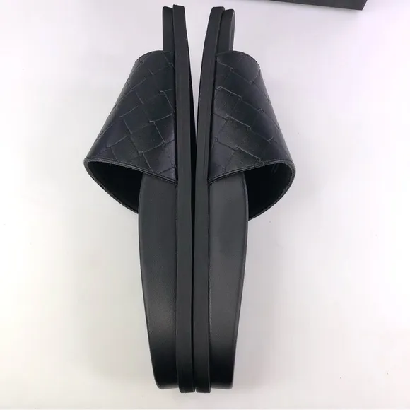 Alfani Atlas Black Slip On Slide Shoes
