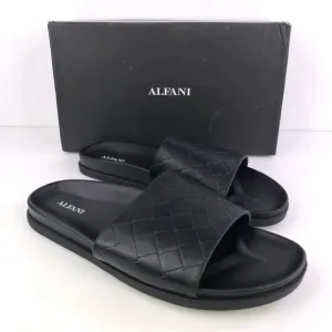 Alfani Atlas Black Slip On Slide Shoes