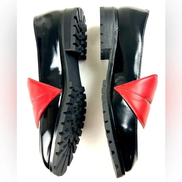 Alice   Olivia Red Taman Loafers