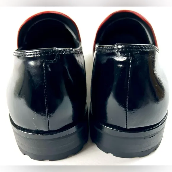 Alice   Olivia Red Taman Loafers