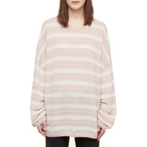 All Saints Cassia Striped Boat Neck Sweater