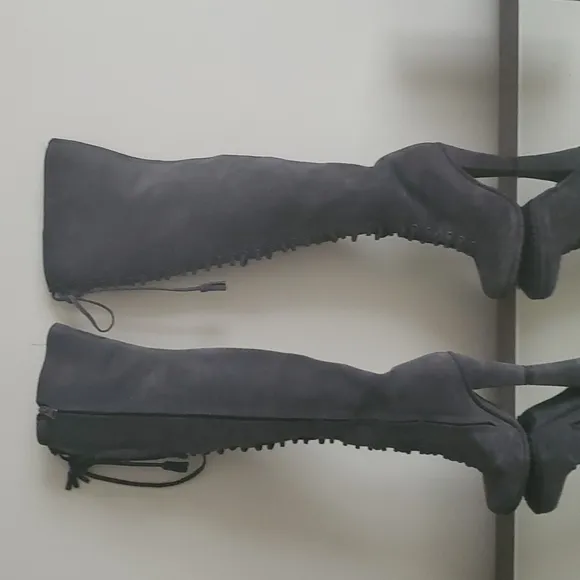 All Saints Over The Knee Size 37 Leather Suede Boots