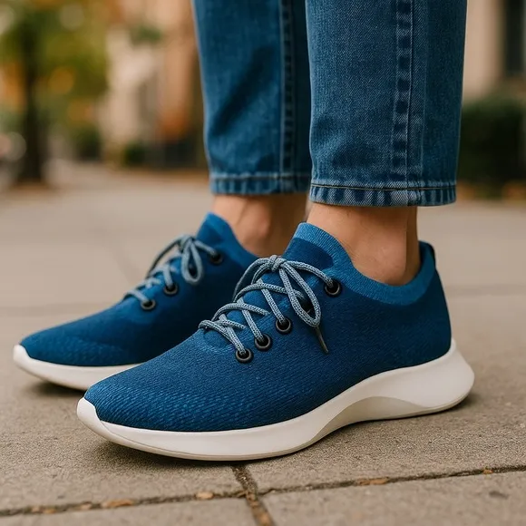 Allbird Sneakers Shoes Teal Blue Tree Dashers Running  Mens Size 10