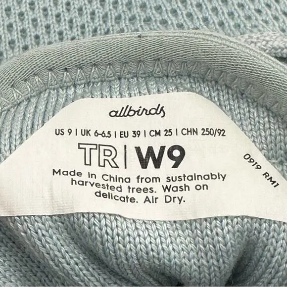 ALLBIRDS TR TREE RUNNER GREEN/MINT JOGGING / RUNNING SHOES / ATHLEISURE SNEAKERS
