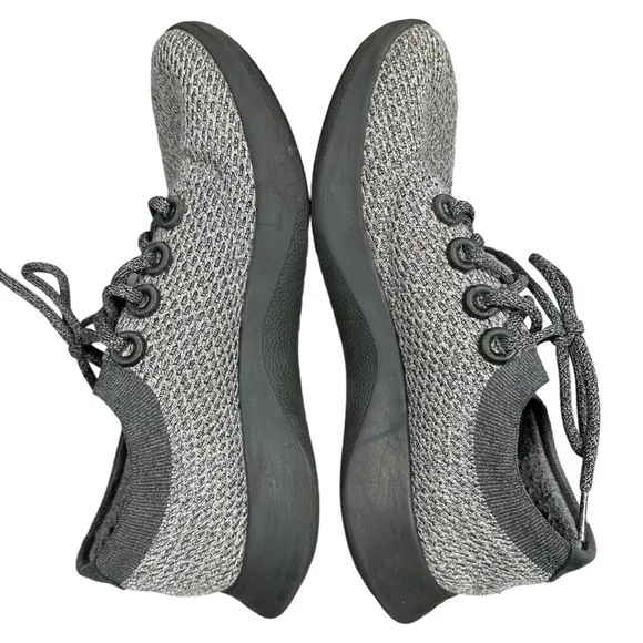 Allbirds Tree Dasher Heather Grey With Dark Grey Running Shoes Men’s Size 10