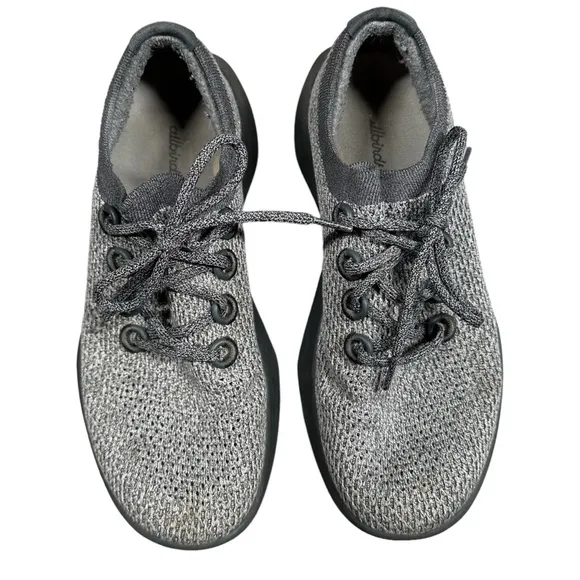 Allbirds Tree Dasher Heather Grey With Dark Grey Running Shoes Men’s Size 10