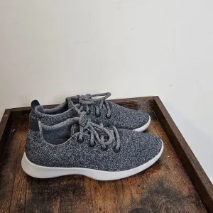 Allbirds Tree Runners Heathered Grey Comfort Walking Shoes Mens Gray Size 9
