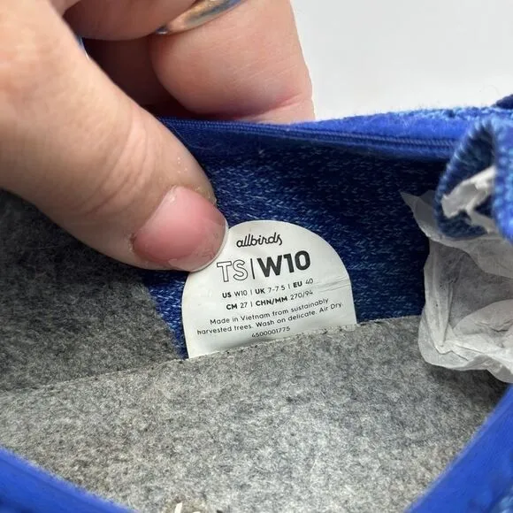 Allbirds Tree Skipper Blue size W10