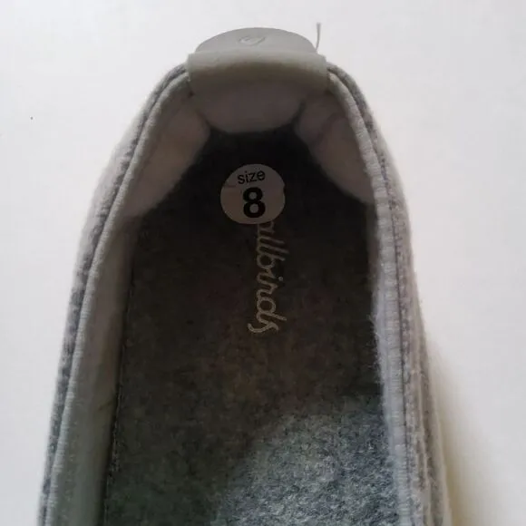 Allbirds WL Wool Lounger Merino Slip On Shoes Women’s Size 8 Grey