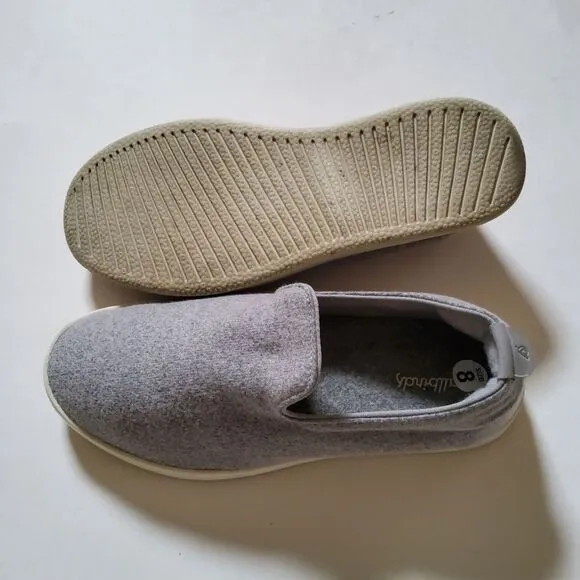 Allbirds WL Wool Lounger Merino Slip On Shoes Women’s Size 8 Grey