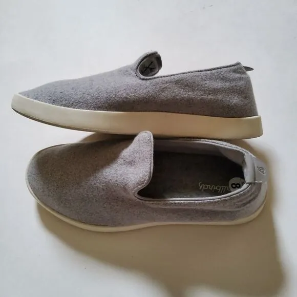 Allbirds WL Wool Lounger Merino Slip On Shoes Women’s Size 8 Grey