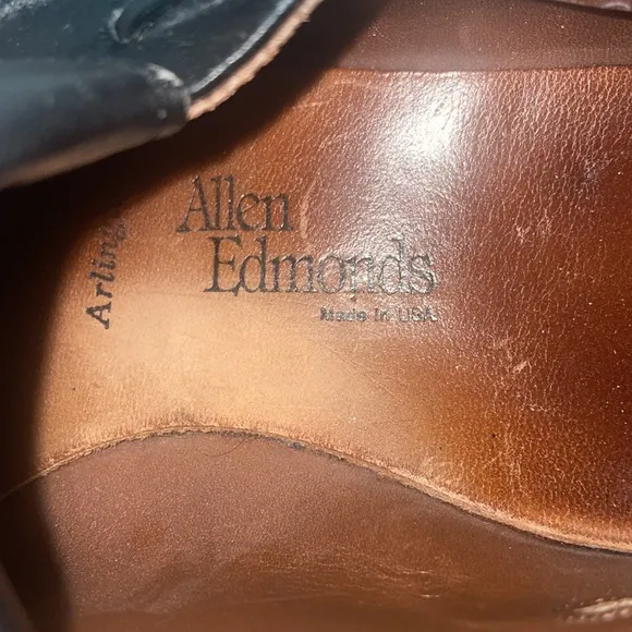 Allen Edmonds Arlington Black Loafer Dress Shoe Career Work Court Size Men’s 12