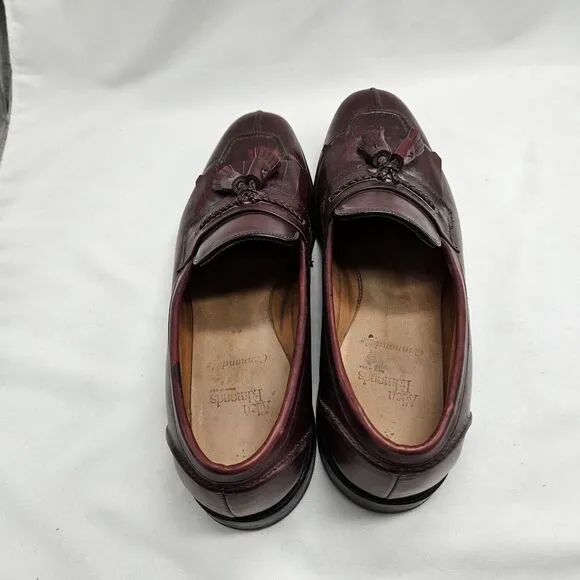 Allen Edmonds Cannondale Split Toe Tassel Kiltie Loafer Shoes Size 13 D Black