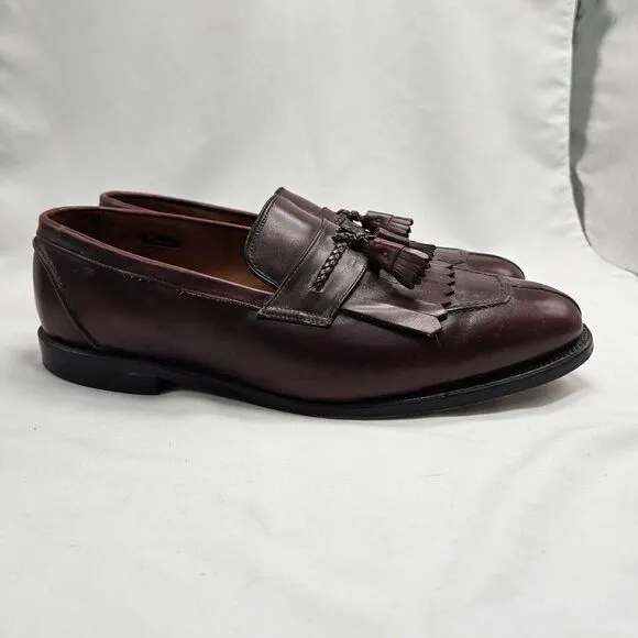 Allen Edmonds Cannondale Split Toe Tassel Kiltie Loafer Shoes Size 13 D Black