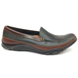 Allen Edmonds Men’s Boulder Black Brown Leather Slip On Loafers Shoes Size 11 B