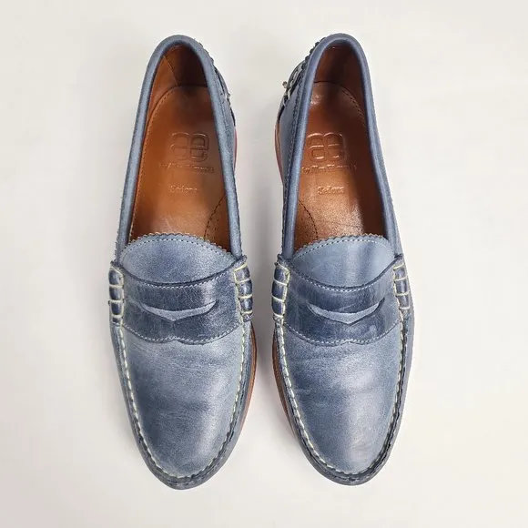 Allen Edmonds - Sedona (navy Leather) Men's Slip-on Dress Shoes