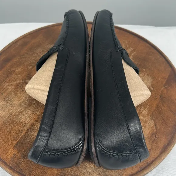 Allen Edmonds Shoes Mens 10 D Black Leather Super Sport Technogel Loafers