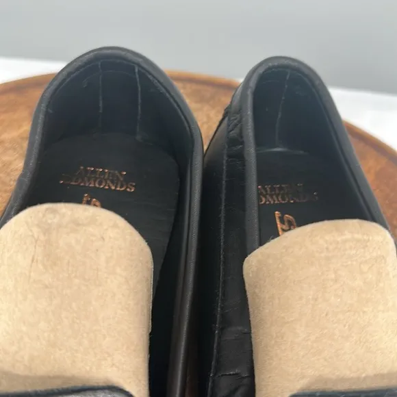 Allen Edmonds Shoes Mens 10 D Black Leather Super Sport Technogel Loafers