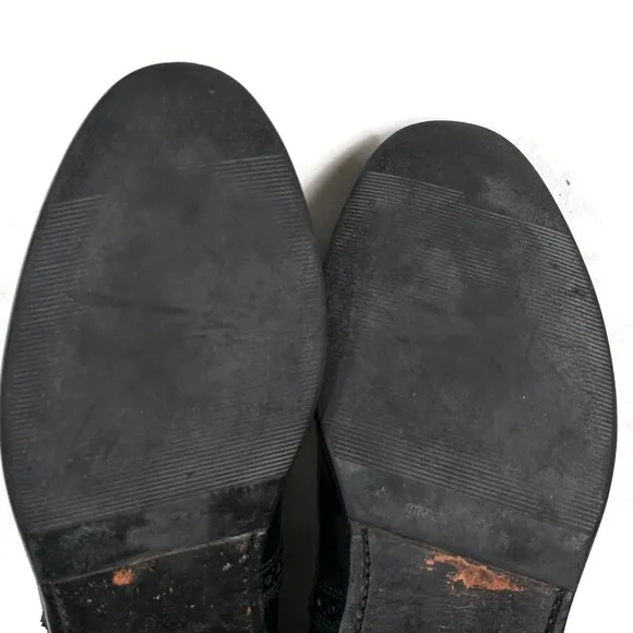 Allen Edmonds Strand Mens Shoes 9 D Black Leather Cap Toe Comfort Oxford Dress