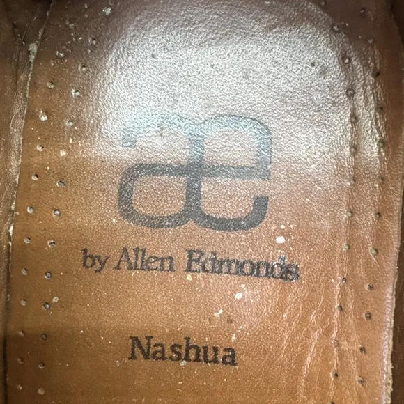 Allen Edmunds Loafers Nashua Men's Shoes 11.5 D Black Brown Tassel Slip On Grad