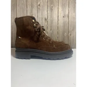 Allen Edmunds Sawyer Lace-up Weatherproof Boot Brown Suede Mens Shoe Size 10 D