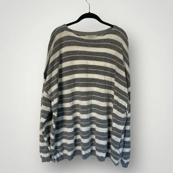 AllSaints Cassia Wool Oversized Striped Sweater M