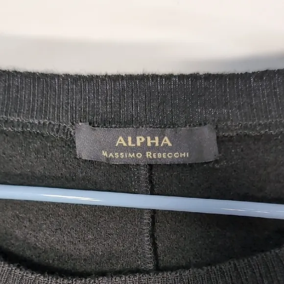 Alpha Massimo Rebecchi | 100% Wool Mini Sweater Dress