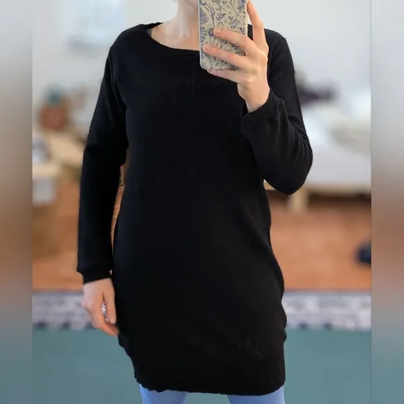 Alpha Massimo Rebecchi | 100% Wool Mini Sweater Dress