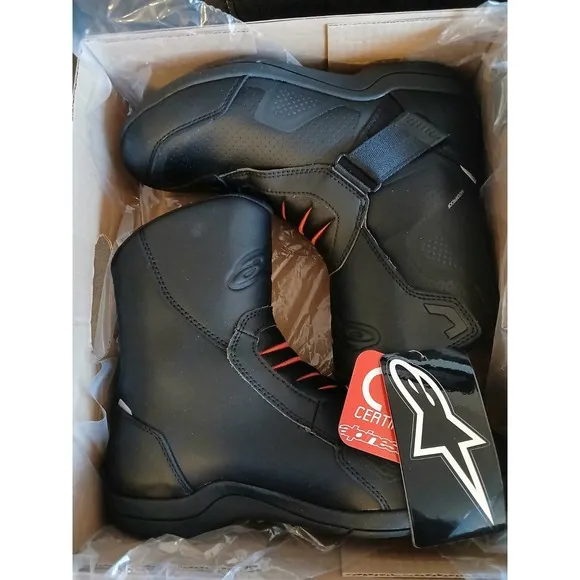 Alpinestars 2441821-10-45 RIDGE V2 WP BK EUR 41 USA 7.5 MOTERCYCLE BOOTS NEW#837