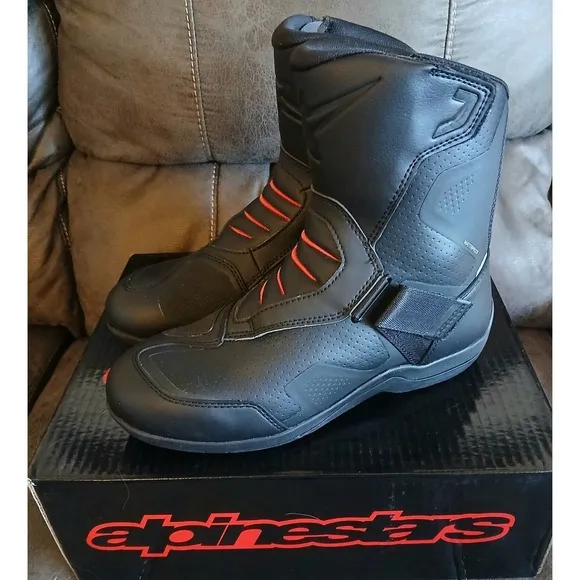 Alpinestars 2441821-10-45 RIDGE V2 WP BK EUR 41 USA 7.5 MOTERCYCLE BOOTS NEW#837