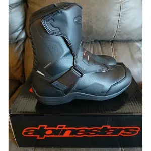 Alpinestars 2441821-10-45 RIDGE V2 WP BK EUR 41 USA 7.5 MOTERCYCLE BOOTS NEW#837