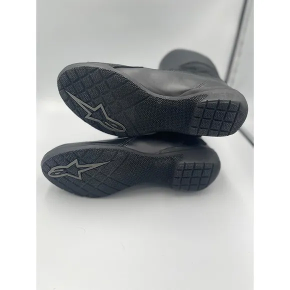 Alpinestars Stella Valencia Waterproof Moto Biker Boots Black, Size 8 US