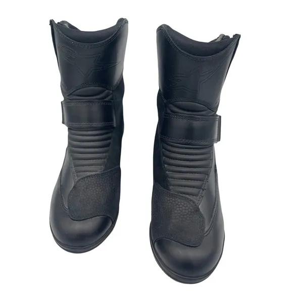 Alpinestars Stella Valencia Waterproof Moto Biker Boots Black, Size 8 US