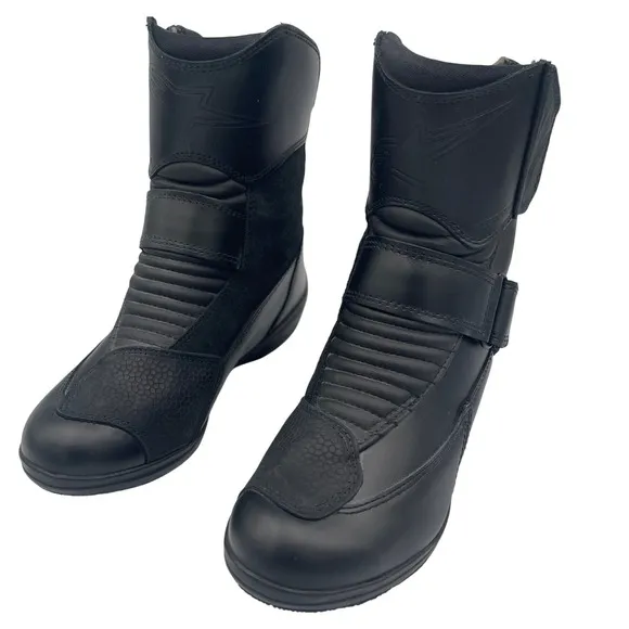 Alpinestars Stella Valencia Waterproof Moto Biker Boots Black, Size 8 US
