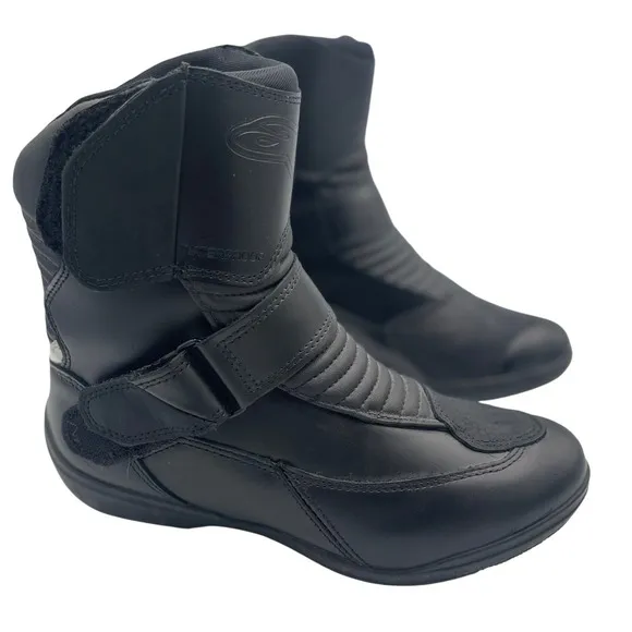 Alpinestars Stella Valencia Waterproof Moto Biker Boots Black, Size 8 US