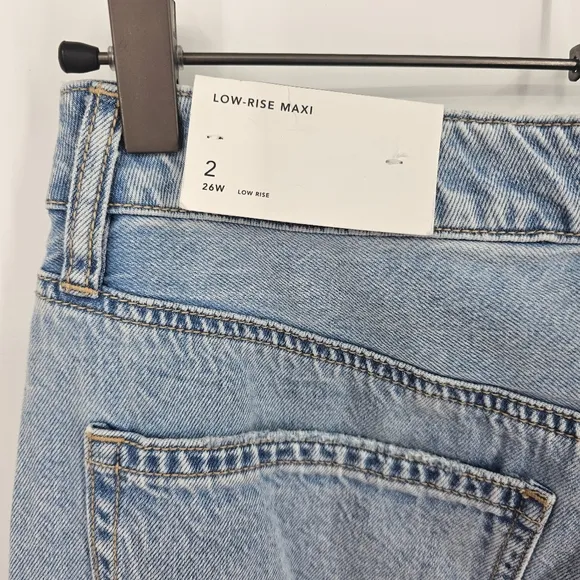 American Eagle Low-Rise Denim Maxi Skirt NWT | Size 2